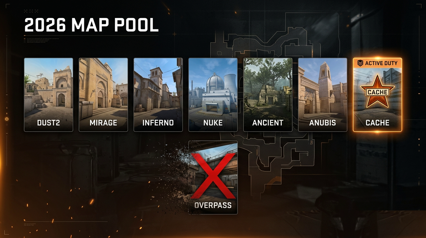 Cache Is Back: How the 2026 Map Pool Shake-Up Is Rewriting CS2 Strategy